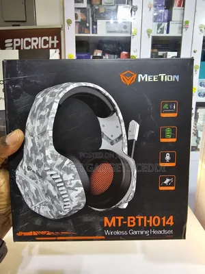 Meetion Wireless Gaming Headset Mt-Bth014 50mm 50h Battery Low Latency