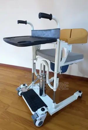 Hydraulic Patient Lift Transfer Chair With Commode (Waterproof)