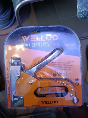 Welloo 3-in-1 Heavy-Duty Manual Staple Gun, Model Stg5201