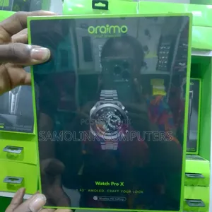 Oraimo Watch Pro X 1.43" Amoled, Craft Your Look (Wireless Hd Calling)