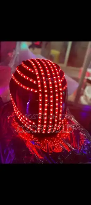 Led Helmet With Multiple Colors