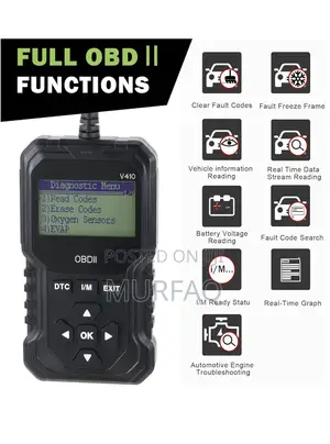 Obd2 Scanner Tool for Cars Trucks – Engine Light, Battery, Codes