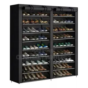Double Sided 10 Layer Shoe Rack
Colour Varies