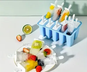 10 Slots Silicone Popsicle Mold