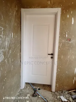 Made In Turkey Hard Wood Room Door With Frame