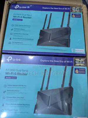 Tp-Link Wireless Wi-Fi 6 Router Dual Band Ax1800 Next Generation.