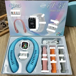 Okpu It-53 Smartwatch With Neck Fan and Earbuds