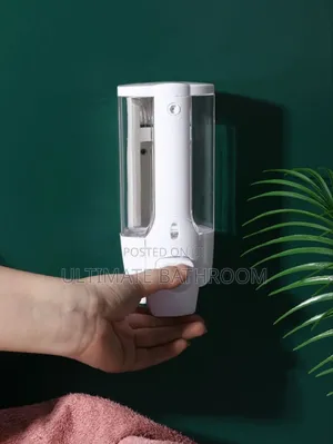 White Manual Liquid Soap Dispenser