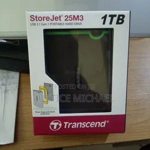 Original Trancend 1tb Portable External Hard Drive