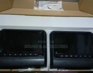 Car Seat 9" Headrest Black Universal Dvd+Av Monitor Player(Formatic)