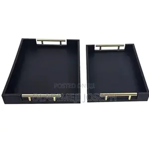Quality 3in1 Bamboo Black Tray.
