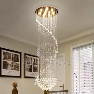 600mm Led Crystal Rain Drop Chandelier