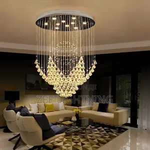 600mm Crystal Rain Drop Oval Shape