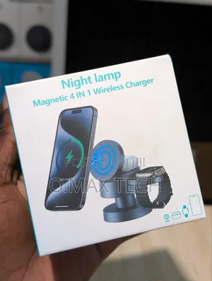 Mushroom Lamp 4-in-1 Charger Magnetic 3-in-1 Charging