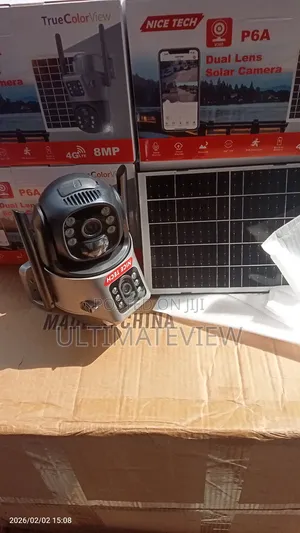 4g Solar Camera 8mp Dual Lens