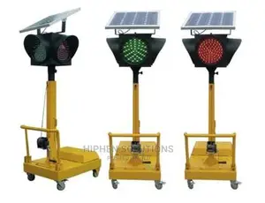 Red Or Green Solar Single Tube Traffic Light