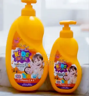 Unique Kids and Teens Vitamin C Brightening Lotion + Shower Gel