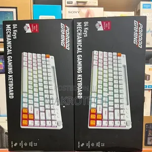 Porodo 84 Keys Mechanical Gaming Keyboard, 23 Blacklight Modes, Smooth