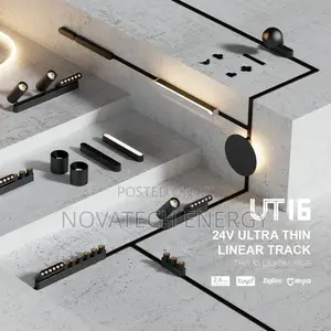 Ultra Thin Magnetic Track Light and Components