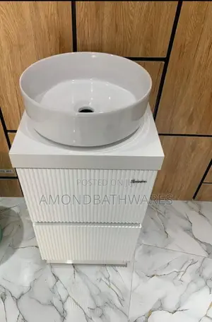 40cm Wide White PVC Cabinet
