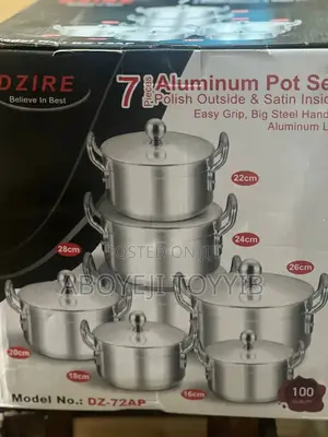 Eurosonic 7pcs Aluminum Pot Set