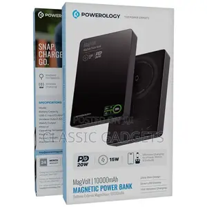 Powerology Magvolt 10000mah Magnetic Power Bank