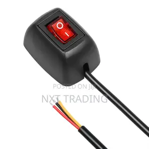 1pack Red Led Inline Cord Switch