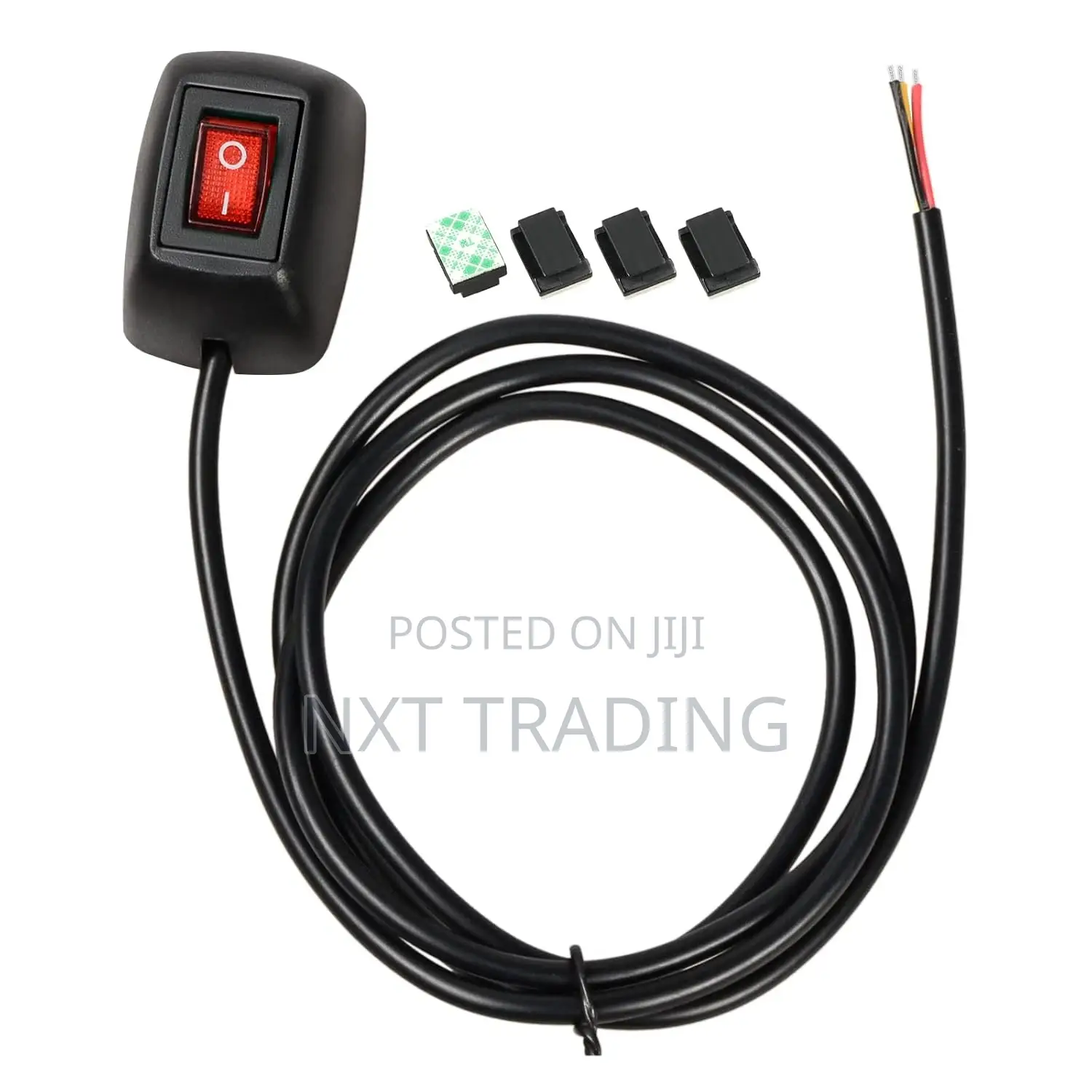1pack Red Led Inline Cord Switch