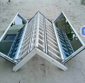 Aluminum Transom Framless Window