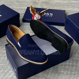 Hugo Boss Loafers Suede Shoe
