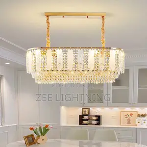 800mm Full Crystal Led Chandelier ( Remote Control)