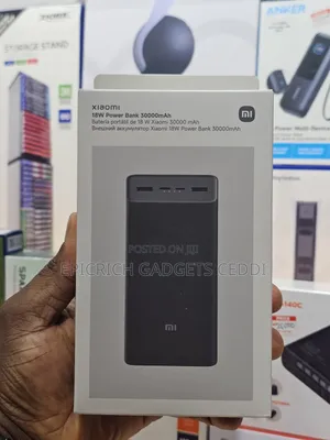 Xiaomi 18w 30000mah Power Bank – 3 Devices, Fast Charge, Usb-C