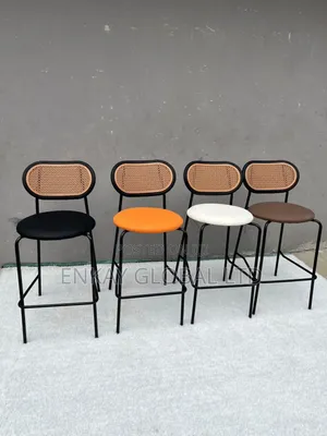 Authentic Imported Leather Bar Stools