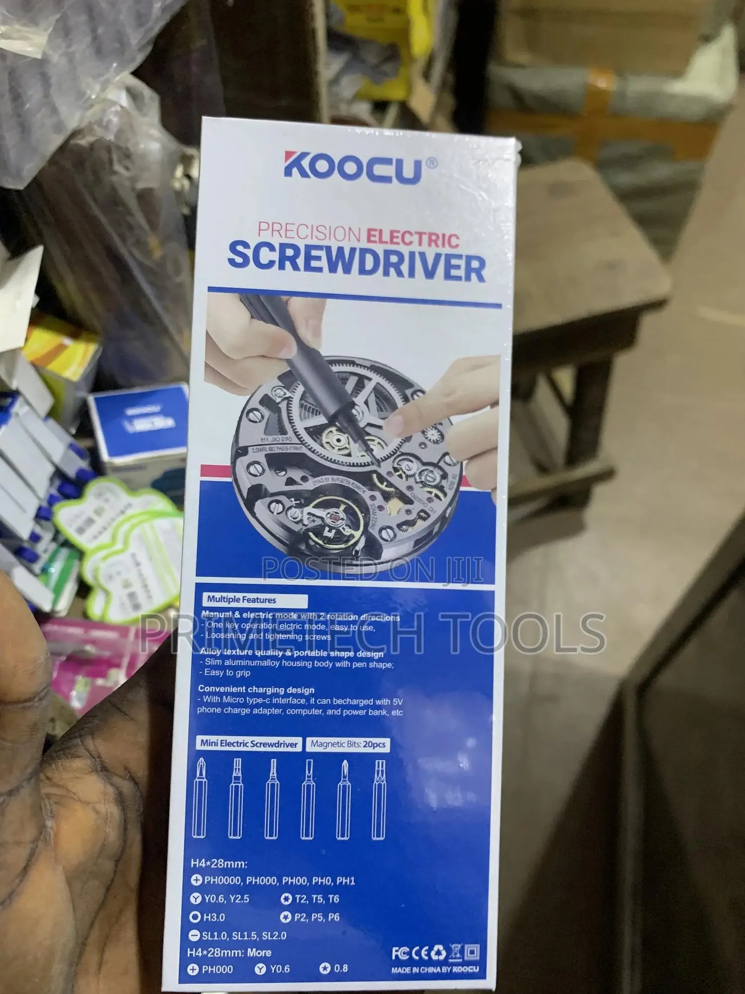 Precision Electric Screwdriver (Ko2) With 20bits