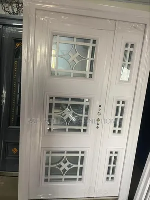 4ft by 7ft French Glass White