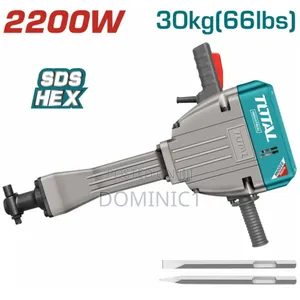 Total 2200w Sds Hex Demolition Breaker,
