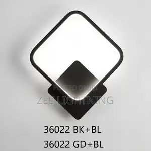 Black Body Triangular Led Wall Bracket