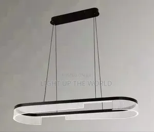 Long Led Chandelier With Demarcation