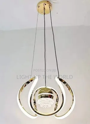 Gold Pendant Drop Light