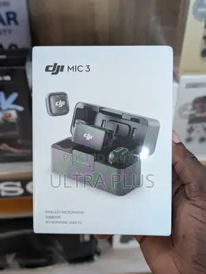 Dji Mic 3 Microphone (2 Tx + 1 Rx + Charging Case), Wireless Mic