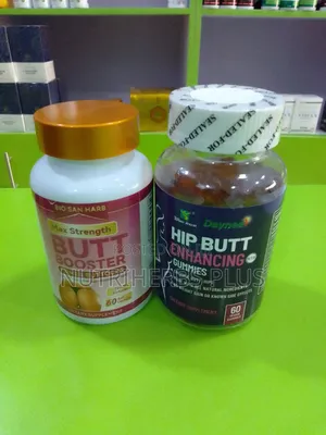Hip Butt Enhancing Gummies+ Butt Booster Capsules