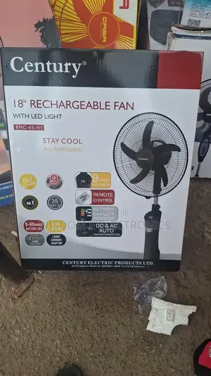 Century Rechargeable Fan Digital