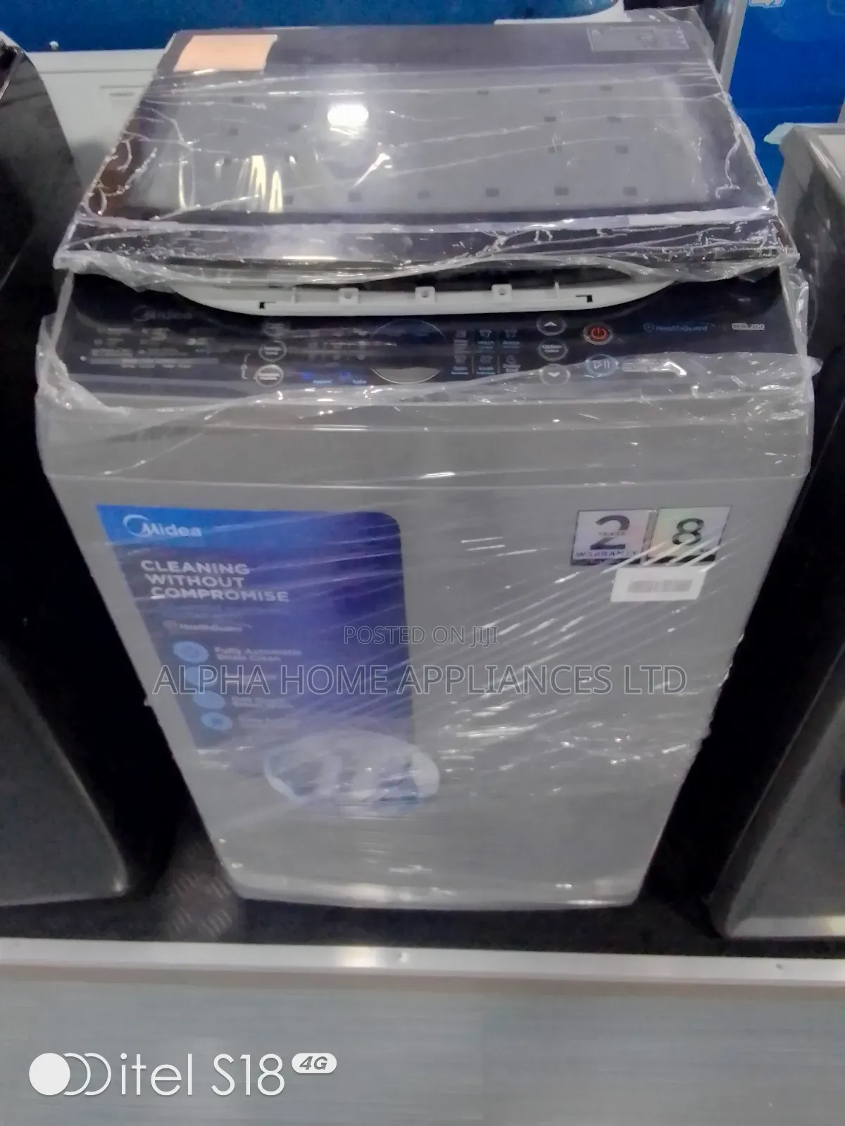 Midea Automatic Washing Machine Top Load 8kg