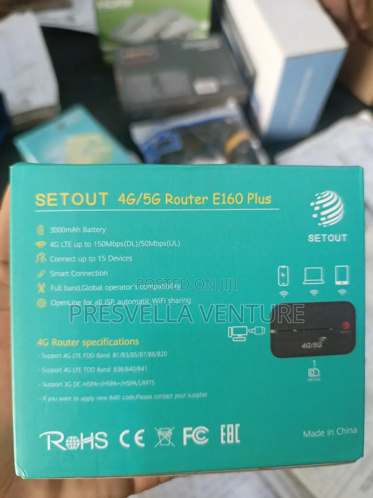 Setout E 160 Plus Advanced 4g Mobile Mifi