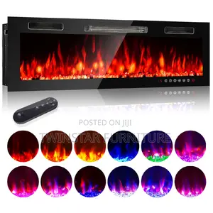 New Modern Electric LCD Fireplace Lights 42, 50 60 Inches