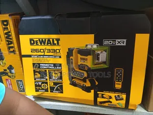 Dewalt 20v Max Xr Remote Control 3x360 Green Line Laser Kit*