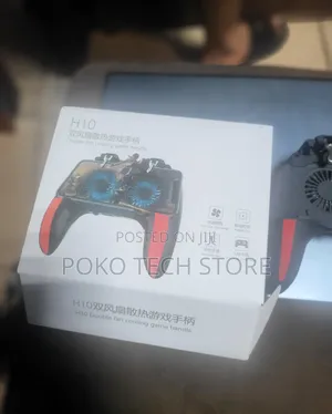 Xo H10 Dual Fan Cooling Game Handle For Mobile Phones.