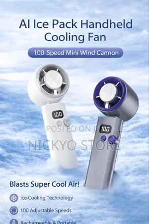 Ai Ice Pack Handheld Cooling Fan