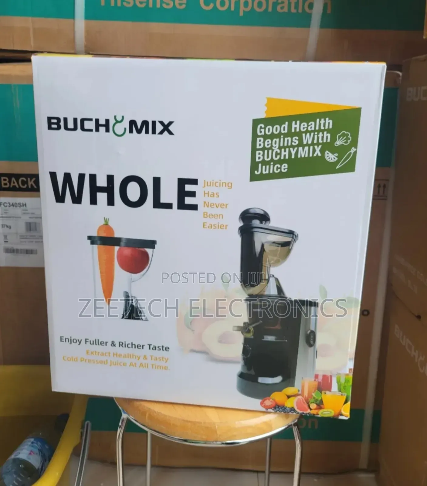 Buchymix Cold Press Masticating Juicer.