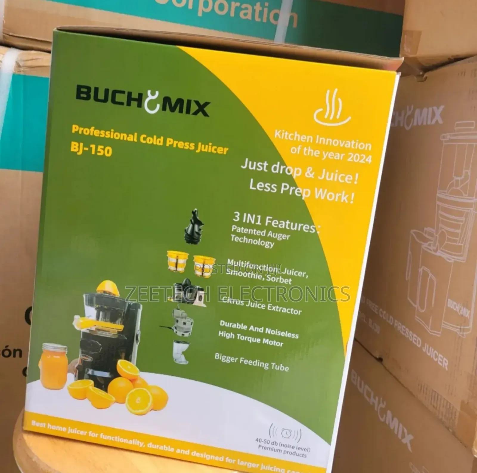 Buchymix Cold Press Masticating Juicer.